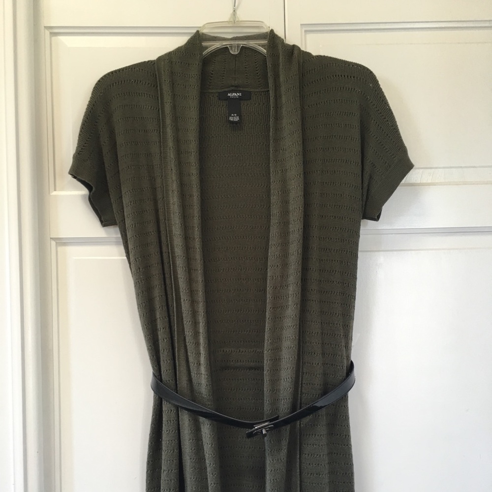 ALFANI SWEATER COAT